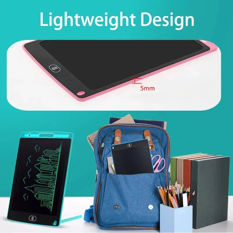 Portable LCD Writing Tablet for Kids & Adults | 8.5", 10.5" | Erasable Doodle Board