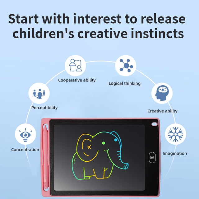Portable LCD Writing Tablet for Kids & Adults | 8.5", 10.5" | Erasable Doodle Board