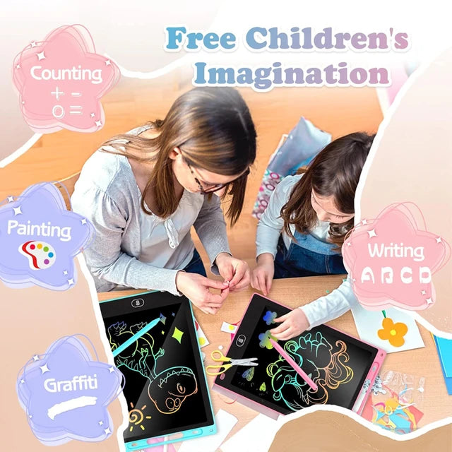 Portable LCD Writing Tablet for Kids & Adults | 8.5", 10.5" | Erasable Doodle Board