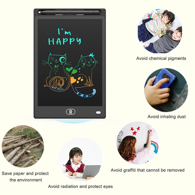 Portable LCD Writing Tablet for Kids & Adults | 8.5", 10.5" | Erasable Doodle Board