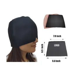 Migraine Relief Hat – Hot & Cold Therapy Ice Cap for Headache, Sinus & Stress Relief | Reusable Gel Ice Bead Head Wrap & Sleep Mask for Men & Women  Instant Relief from Headaches & Migraines