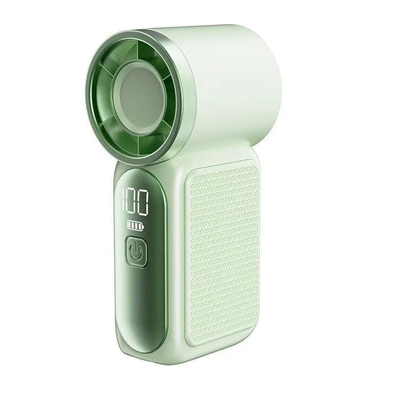 Mini Handheld Turbo Fan – 5-Speed USB Type-C Rechargeable Portable Cooling Fan