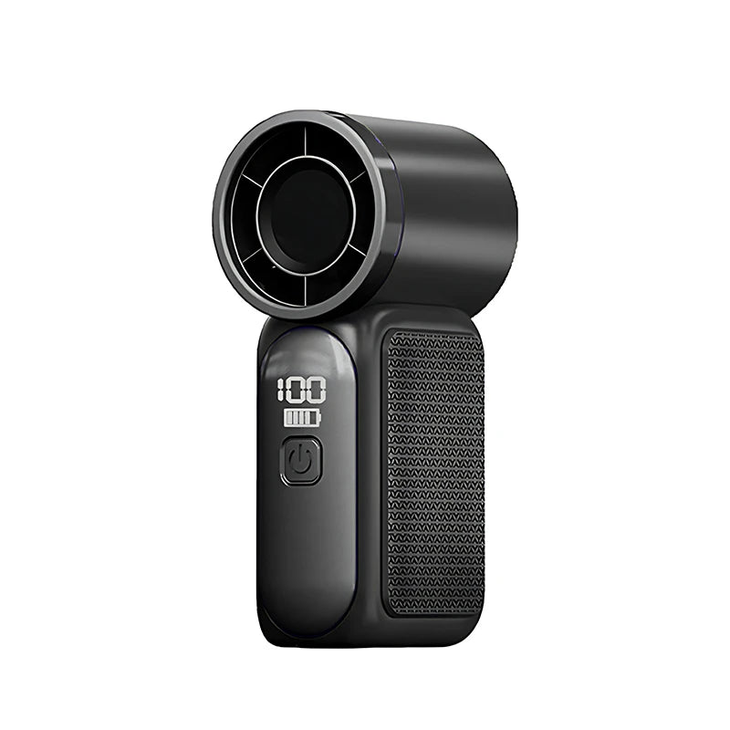 Mini Handheld Turbo Fan – 5-Speed USB Type-C Rechargeable Portable Cooling Fan