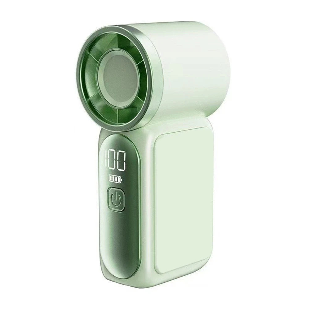 Mini Handheld Turbo Fan – 5-Speed USB Type-C Rechargeable Portable Cooling Fan