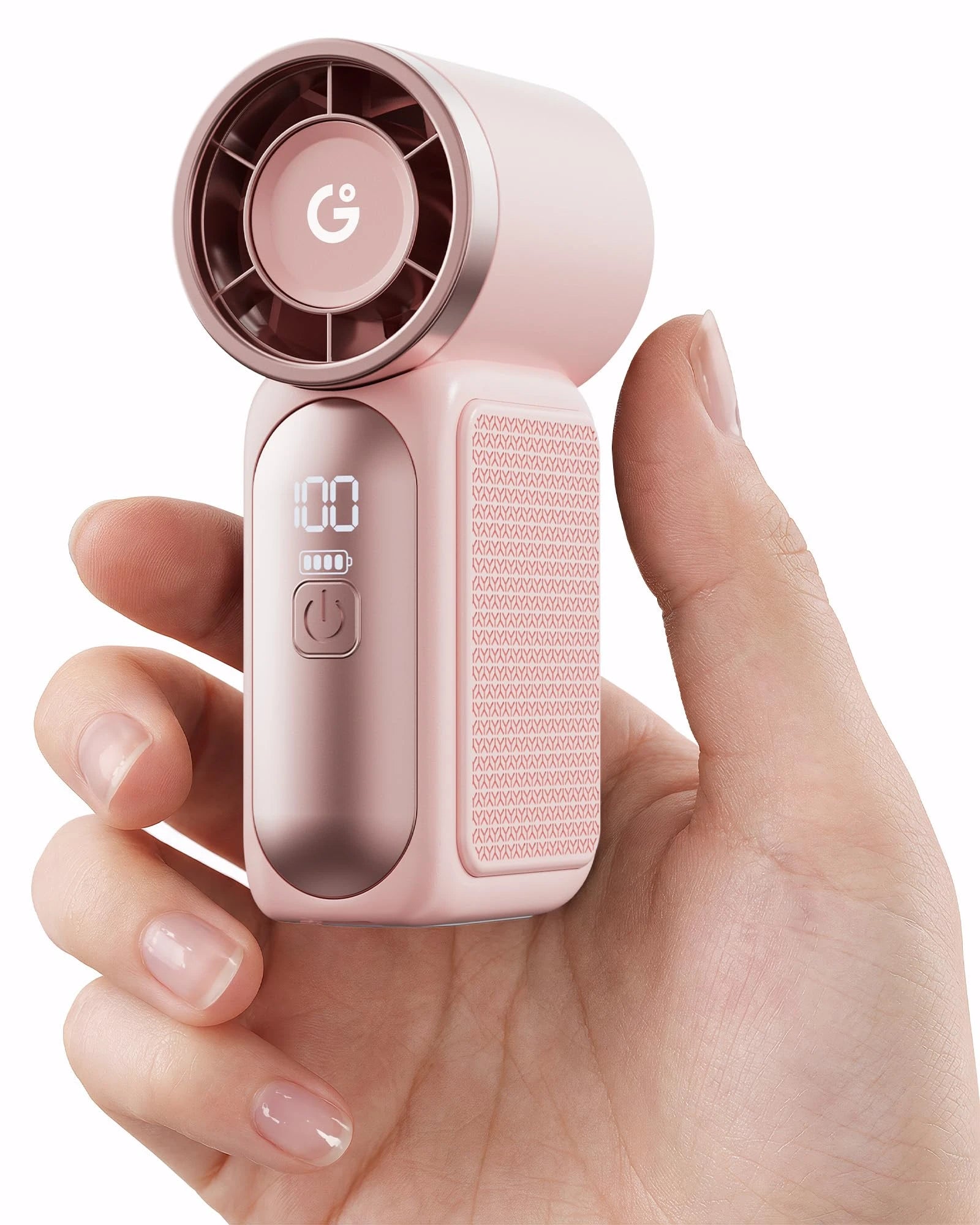 Mini Handheld Turbo Fan – 5-Speed USB Type-C Rechargeable Portable Cooling Fan