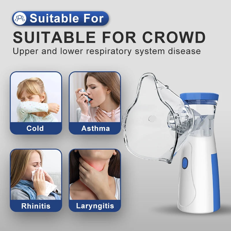Portable Handheld Ultra Nebulizer for Kids & Adults