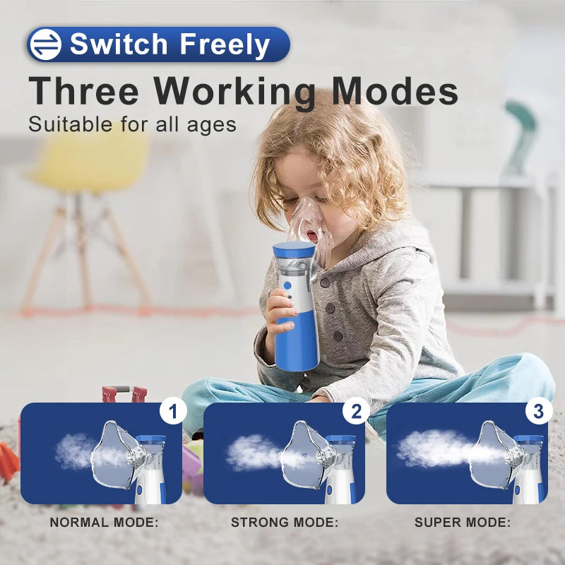 Portable Handheld Ultra Nebulizer for Kids & Adults