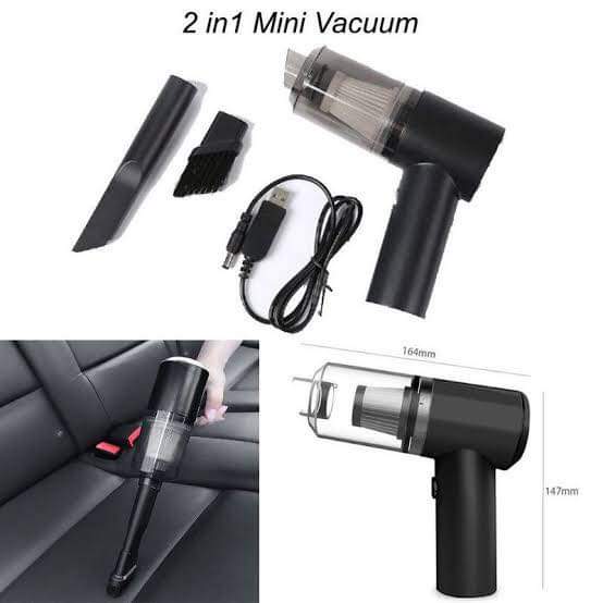 Cordless Rechargeable Handheld Vacuum Cleaner -  For Car and Home