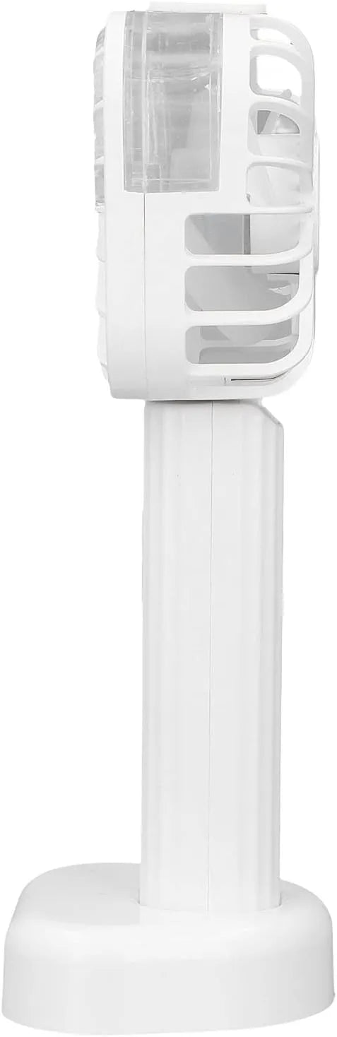 USB Rechargeable Portable Mist Fan – Noiseless, Handheld Cooling Spray Fan for Home, Office & Outdoor Use