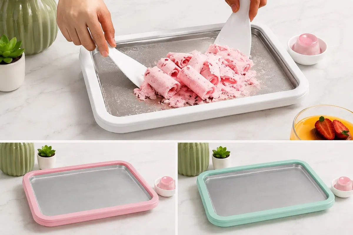 HULMIZONE DIY Rolled Ice Cream Maker