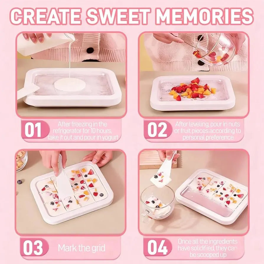 HULMIZONE DIY Rolled Ice Cream Maker