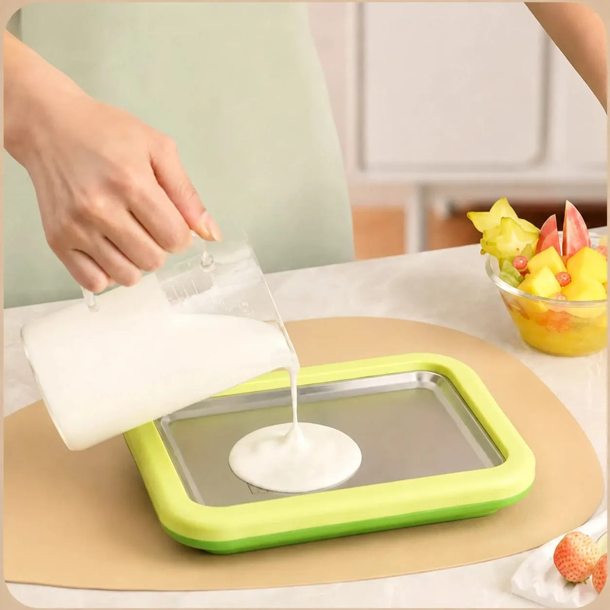 HULMIZONE DIY Rolled Ice Cream Maker