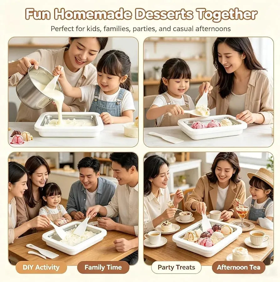 HULMIZONE DIY Rolled Ice Cream Maker