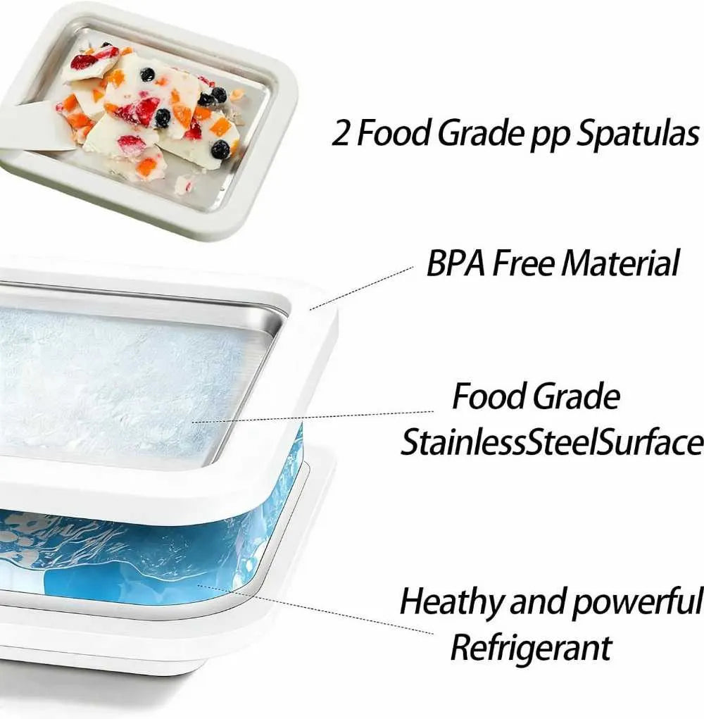 HULMIZONE DIY Rolled Ice Cream Maker