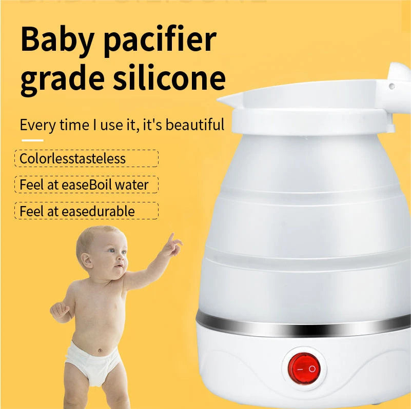 Travel Collapsible, Portable, Foldable Electric Kettle - 600ML