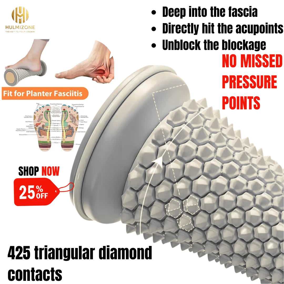 1pc TPR Plantar Fascia Therapy Device – Deep Pressure Foot Massager for Heel & Arch Pain Relief