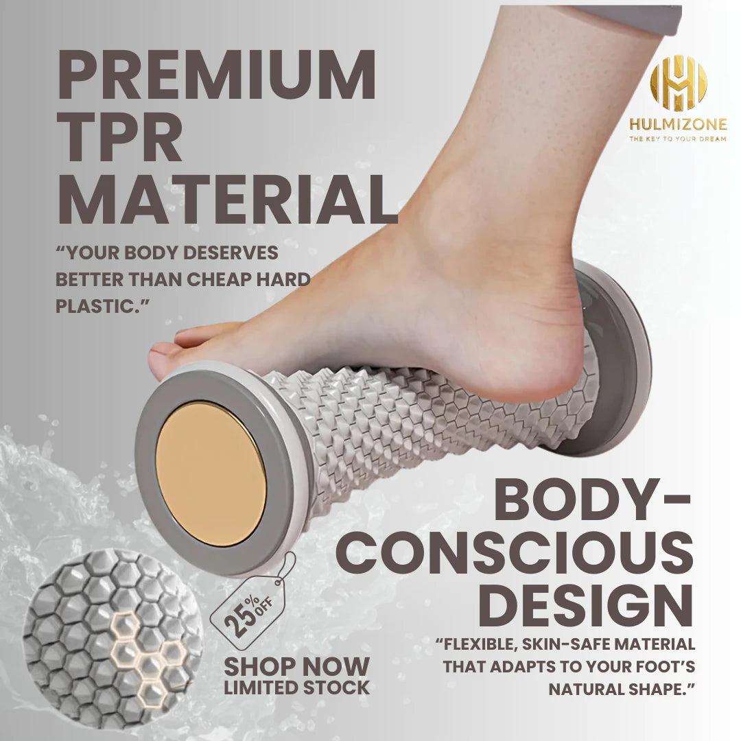 1pc TPR Plantar Fascia Therapy Device – Deep Pressure Foot Massager for Heel & Arch Pain Relief