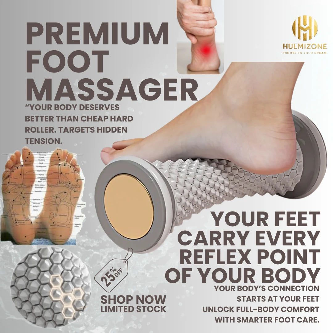 1pc TPR Plantar Fascia Therapy Device – Deep Pressure Foot Massager for Heel & Arch Pain Relief