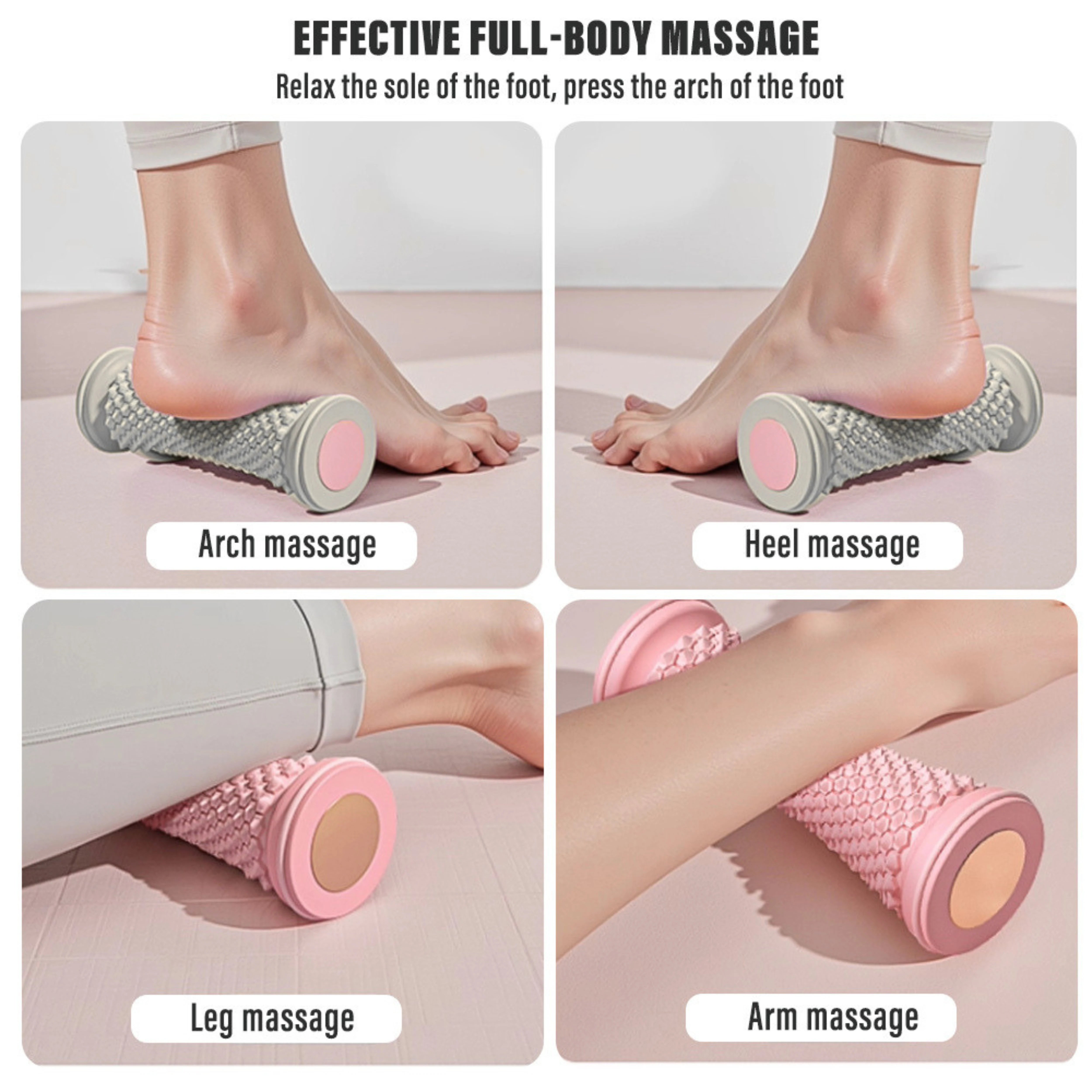 1pc TPR Plantar Fascia Therapy Device – Deep Pressure Foot Massager for Heel & Arch Pain Relief