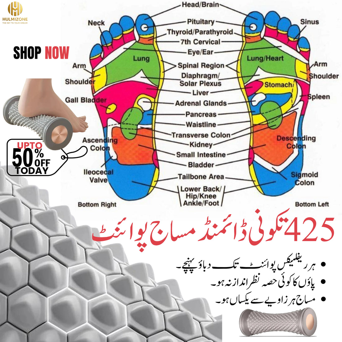 1pc TPR Plantar Fascia Therapy Device – Deep Pressure Foot Massager for Heel & Arch Pain Relief