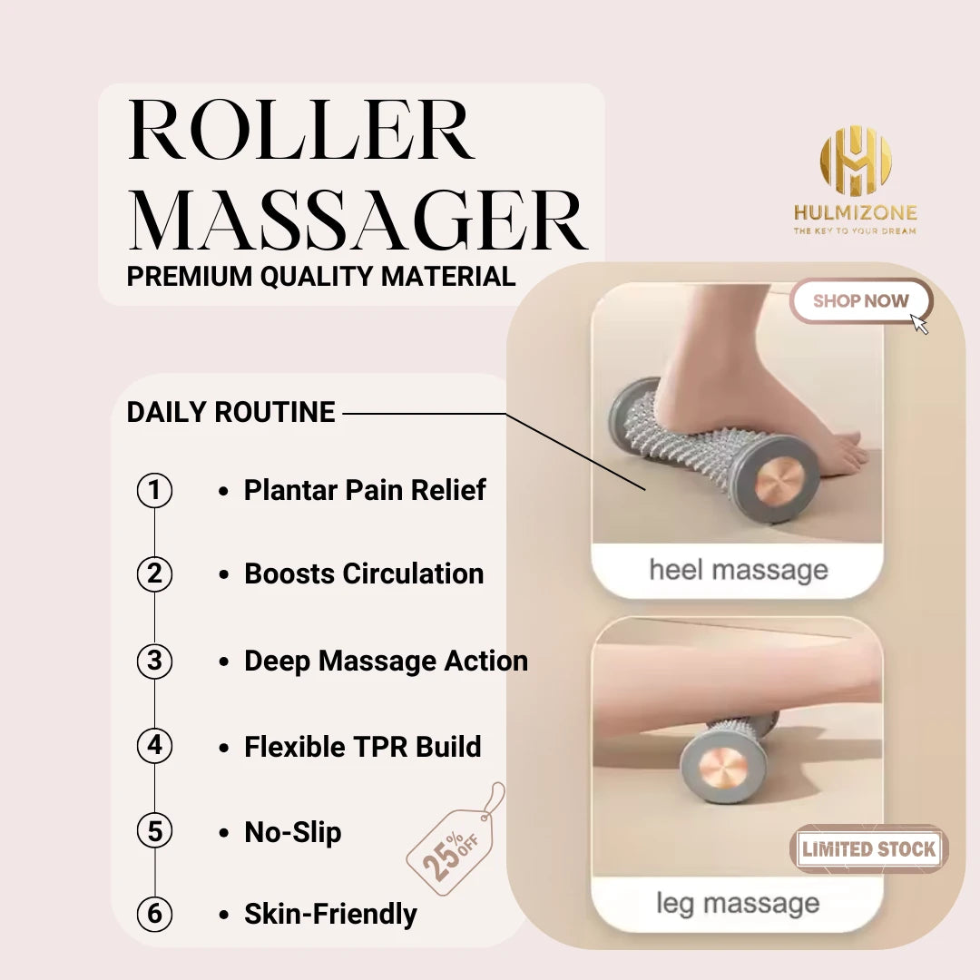 1pc TPR Plantar Fascia Therapy Device – Deep Pressure Foot Massager for Heel & Arch Pain Relief