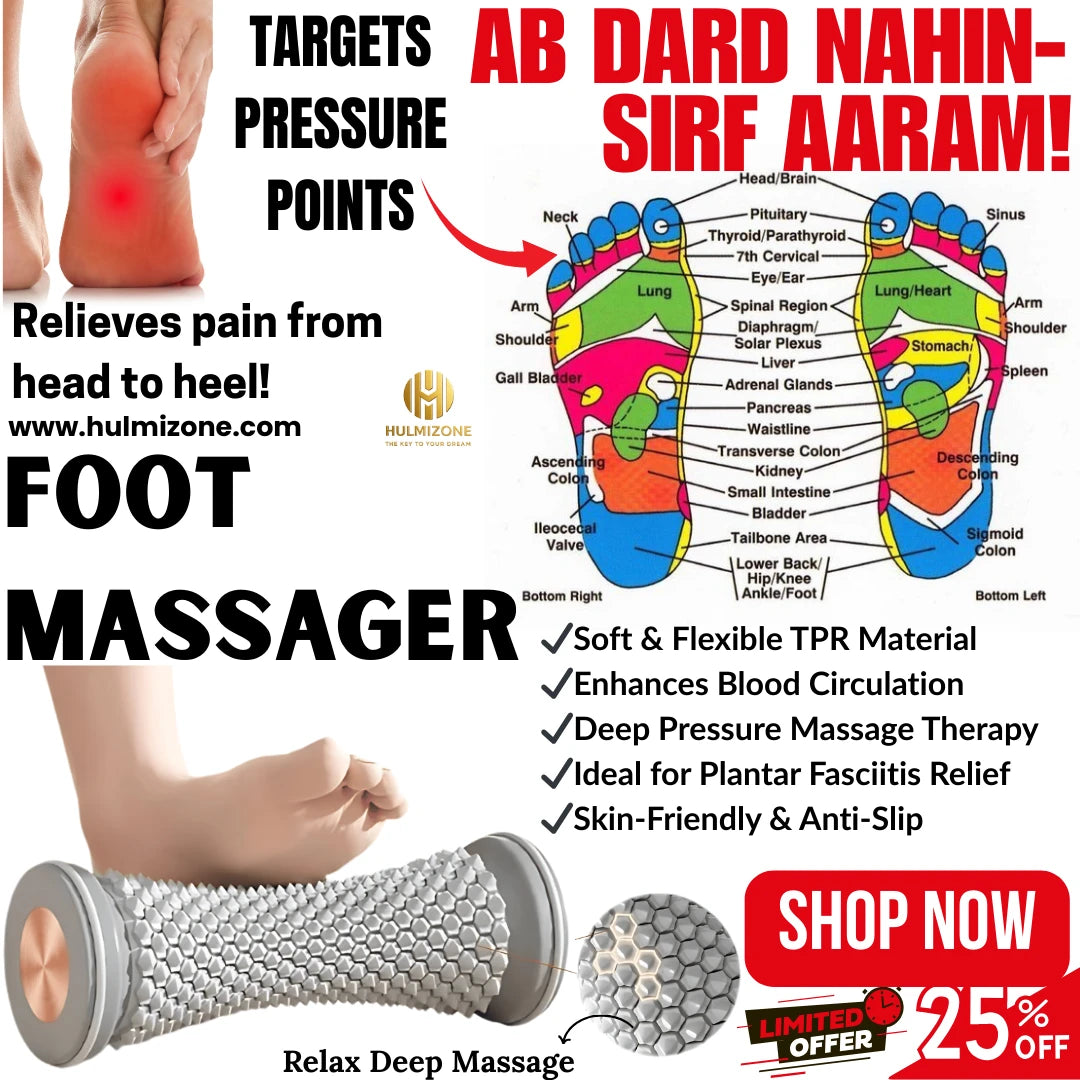 1pc TPR Plantar Fascia Therapy Device – Deep Pressure Foot Massager for Heel & Arch Pain Relief