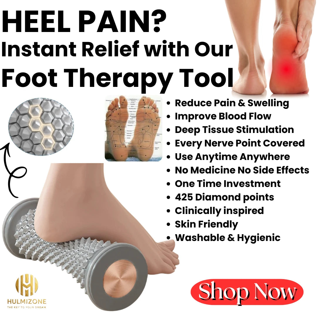 1pc TPR Plantar Fascia Therapy Device – Deep Pressure Foot Massager for Heel & Arch Pain Relief