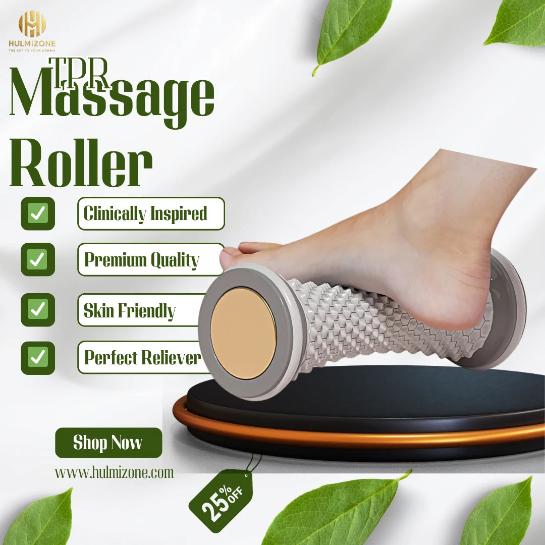1pc TPR Plantar Fascia Therapy Device – Deep Pressure Foot Massager for Heel & Arch Pain Relief