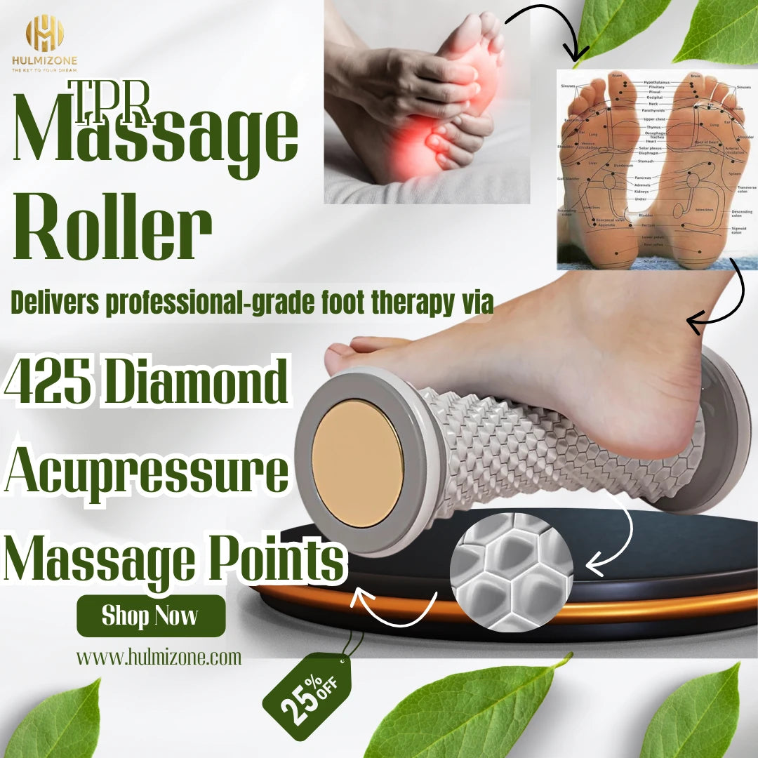 1pc TPR Plantar Fascia Therapy Device – Deep Pressure Foot Massager for Heel & Arch Pain Relief