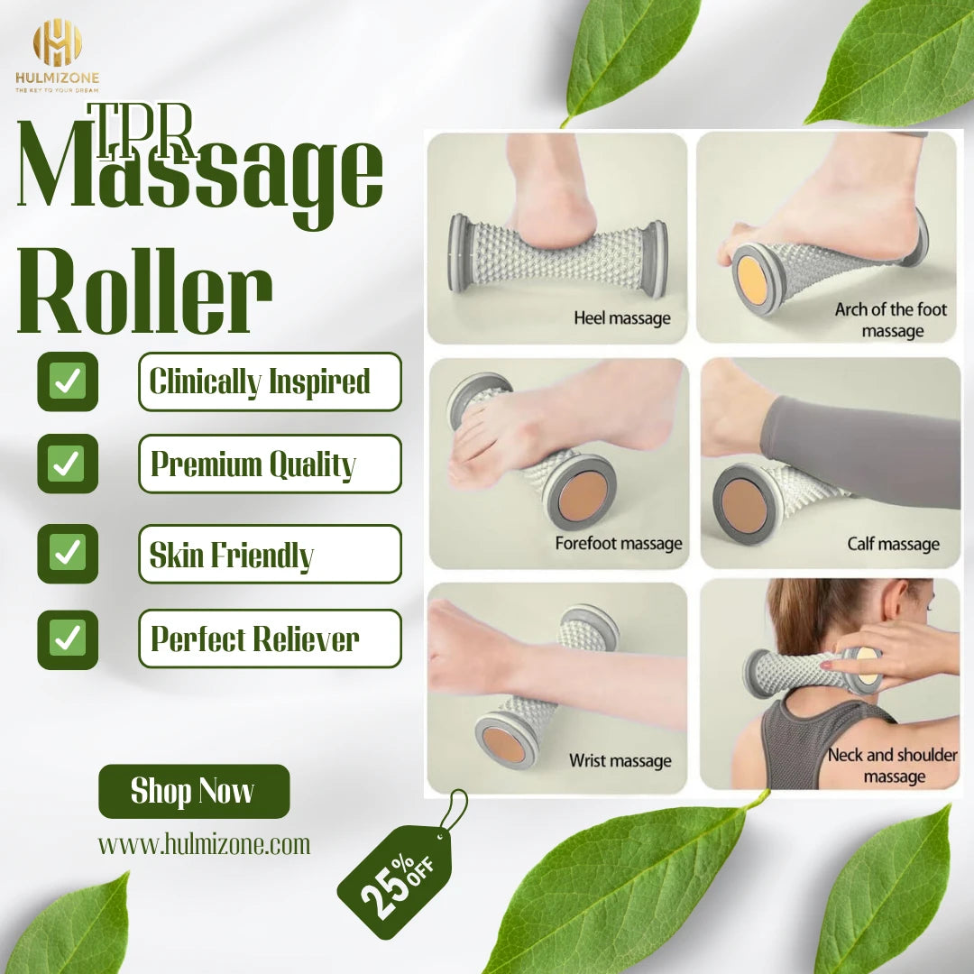 1pc TPR Plantar Fascia Therapy Device – Deep Pressure Foot Massager for Heel & Arch Pain Relief