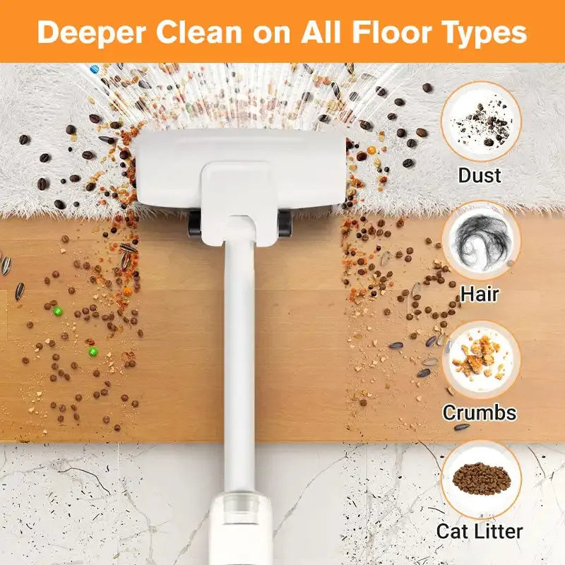 Triple Mode Cordless Vacuum Cleaner – Portable & Easy Cleaning Tool