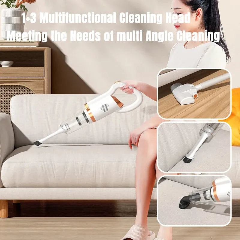 Triple Mode Cordless Vacuum Cleaner – Portable & Easy Cleaning Tool