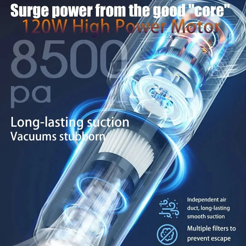 Triple Mode Cordless Vacuum Cleaner – Portable & Easy Cleaning Tool
