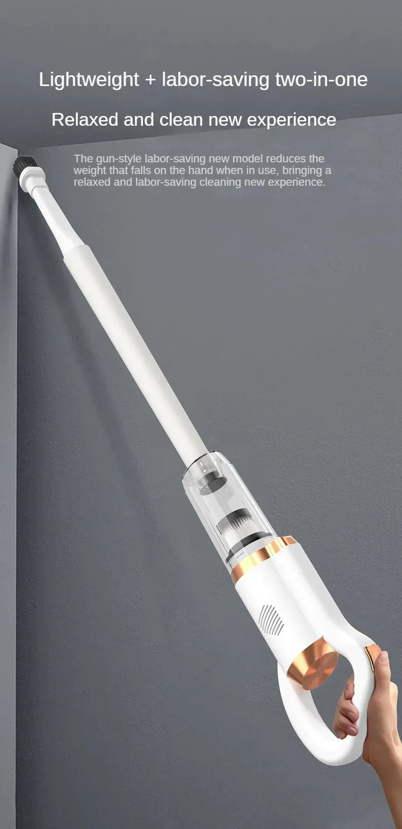 Triple Mode Cordless Vacuum Cleaner – Portable & Easy Cleaning Tool