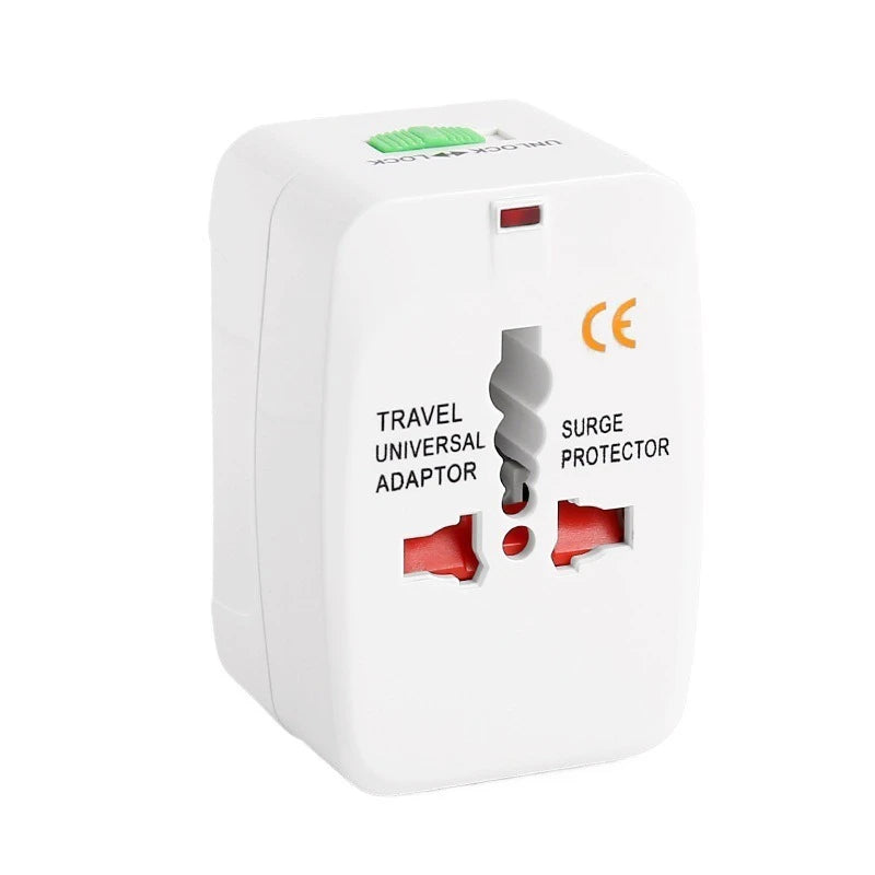 Universal Travel Adapter Worldwide Power Plug Converter – International EU UK US AU All-in-One AC Socket Adapter 110V-250V 10A for Laptop, Mobile, Camera & Travel Essentials