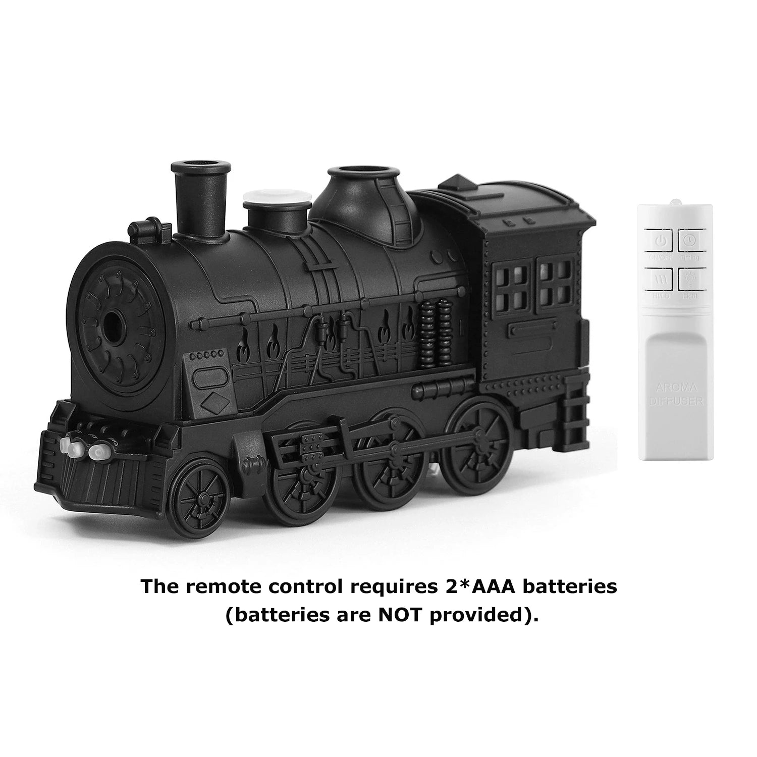 Vintage Train 300ml Air Humidifier & Aroma Diffuser with Remote and LED Light