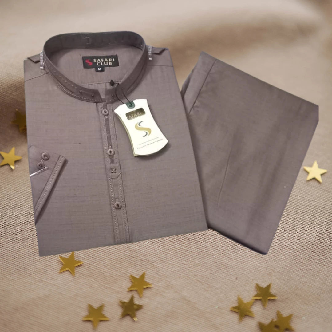 Gents Stitched Shalwar Kameez – Washing Wear | Premium Ready-to-Wear Men Suit | Comfortable Daily & Formal Wear | 4 Colors