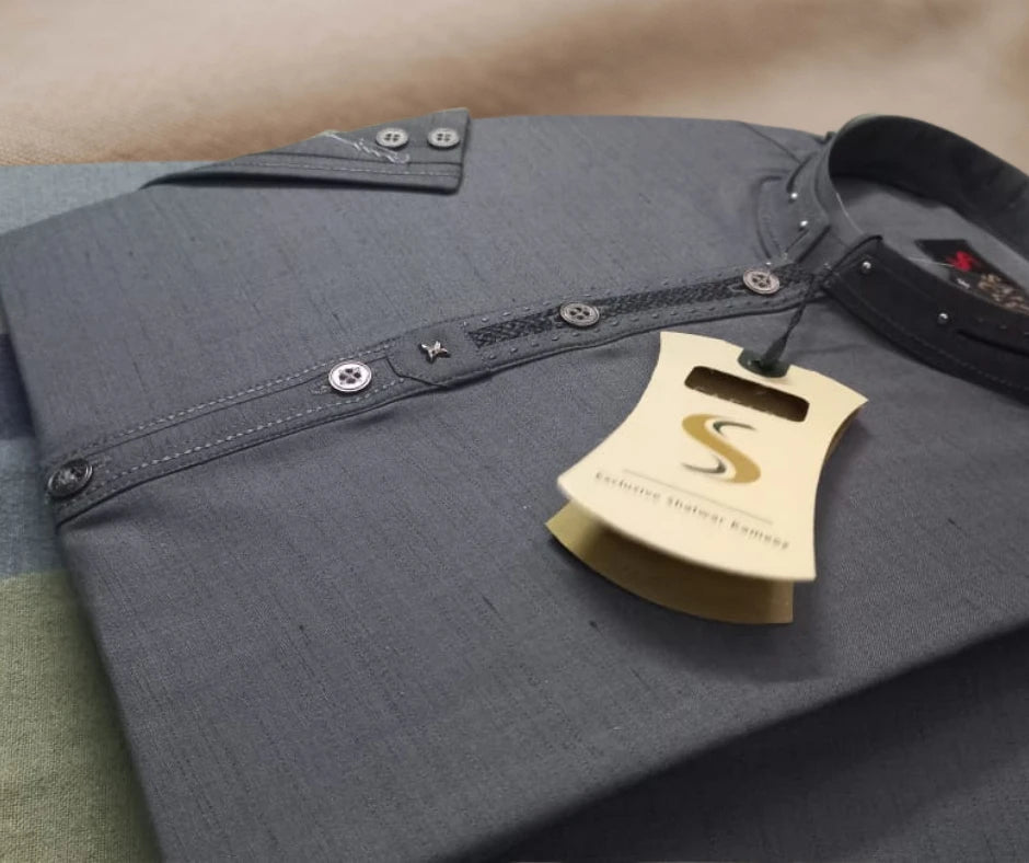 Gents Stitched Shalwar Kameez – Washing Wear | Premium Ready-to-Wear Men Suit | Comfortable Daily & Formal Wear | 4 Colors