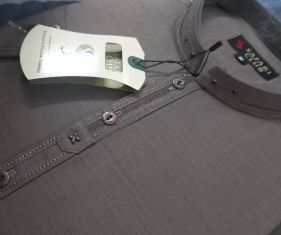 Gents Stitched Shalwar Kameez – Washing Wear | Premium Ready-to-Wear Men Suit | Comfortable Daily & Formal Wear | 4 Colors