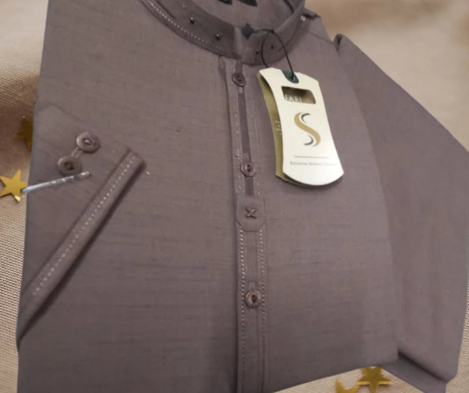 Gents Stitched Shalwar Kameez – Washing Wear | Premium Ready-to-Wear Men Suit | Comfortable Daily & Formal Wear | 4 Colors