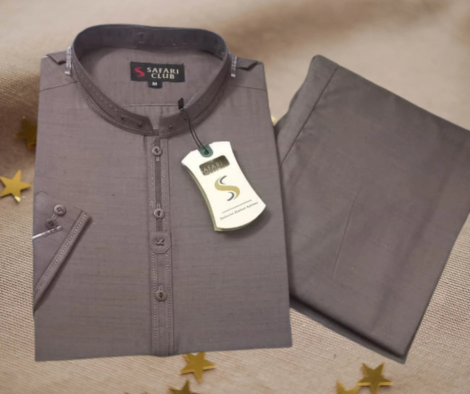 Gents Stitched Shalwar Kameez – Washing Wear | Premium Ready-to-Wear Men Suit | Comfortable Daily & Formal Wear | 4 Colors