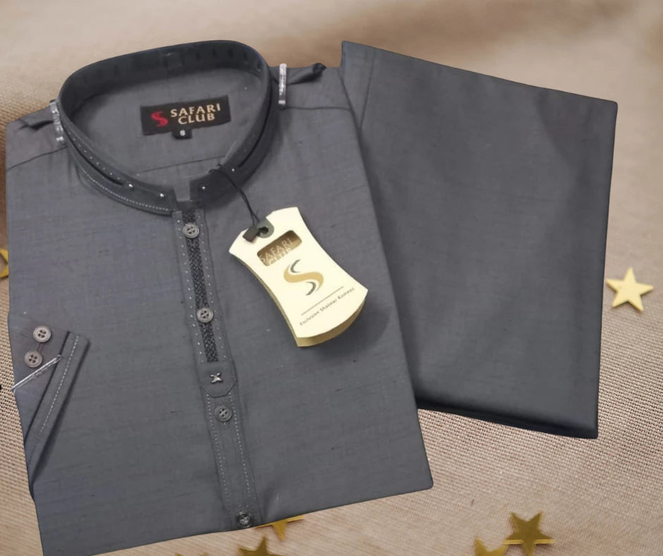 Gents Stitched Shalwar Kameez – Washing Wear | Premium Ready-to-Wear Men Suit | Comfortable Daily & Formal Wear | 4 Colors