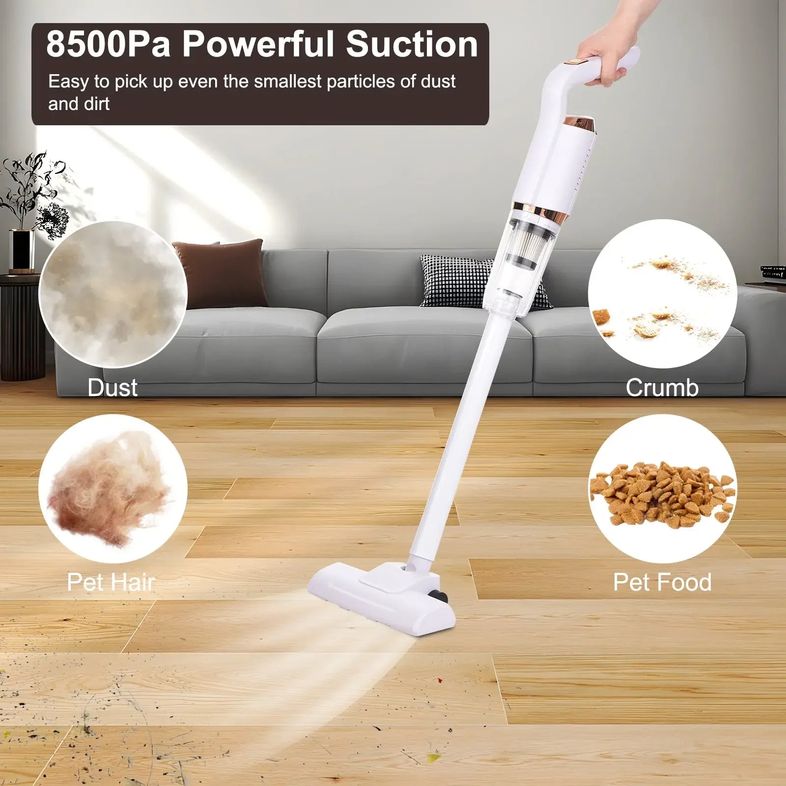 Triple Mode Cordless Vacuum Cleaner – Portable & Easy Cleaning Tool